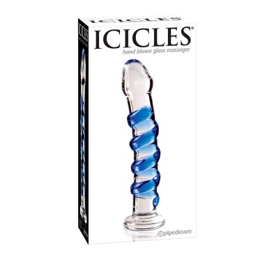 Dildo-icicles no 5 - hand blown massager